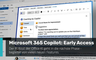 Microsoft Copilot: Early Access Programm und neue Features für die KI-Integration